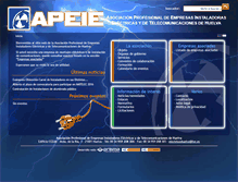 Tablet Screenshot of apeie.es